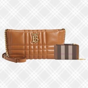 BURBERRY Lola Shoulder Bag and Kelbrook Card Case Bundle